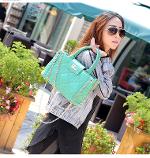 มาใหม่ พร้อมส่ง กระเป๋าMaomao รุ่น M08-027 กระเป๋าสวยเกาหลีค่ะ สีเขียวฟ้า  ของแท้ค่ะ